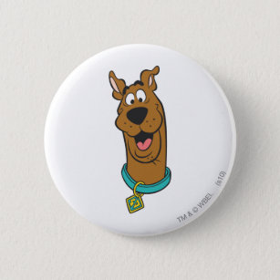 Chapa Redonda De 5 Cm Cara sonriente Scooby-Doo