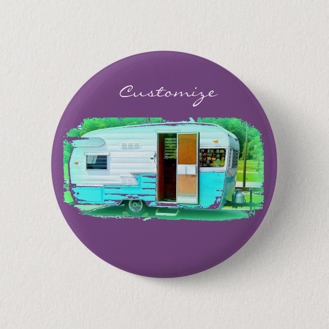 Chapa Redonda De 5 Cm Caravana casa gitana Thunder_Cove (Anverso)