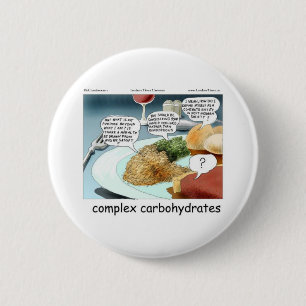 Chapa Redonda De 5 Cm Carbohidratos Demasiado Complejos Regalos y Camise