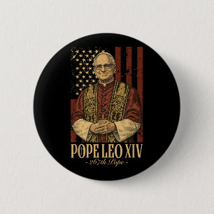 Chapa Redonda De 5 Cm Cardenal Robert Prevost Papa Camisas Leo Xiv 8