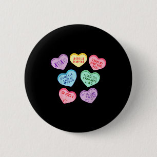 Chapa Redonda De 5 Cm Cardiólogo del Día de San Valentín Corazones Caram