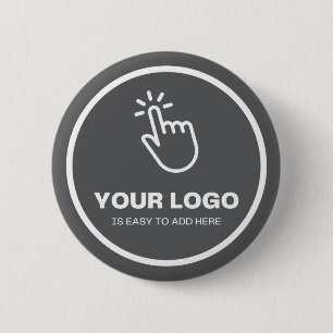 Chapa Redonda De 5 Cm Carga fácil de tu Personalizado de logotipos con u