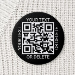 Chapa Redonda De 5 Cm Cargar su sitio web moderno de código QR o aplicac<br><div class="desc">Compartir cualquier sitio web o aplicación de pago con un botón circular de código QR escaneado por el personalizado. Todo el texto de esta plantilla es sencillo de personalizar o eliminar, y la imagen puede ser reemplazada por su código QR, logotipo o foto. Los colores y estilos de fuente también...</div>