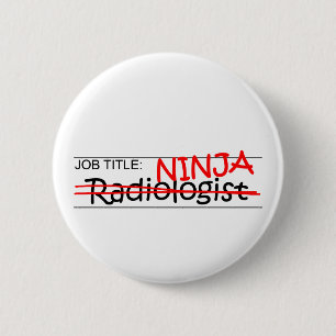 Chapa Redonda De 5 Cm Cargo Ninja - radiólogo