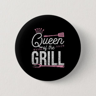 Chapa Redonda De 5 Cm Carne Graciosa Barbacoa Chef Mujeres Regalo Bbq ah