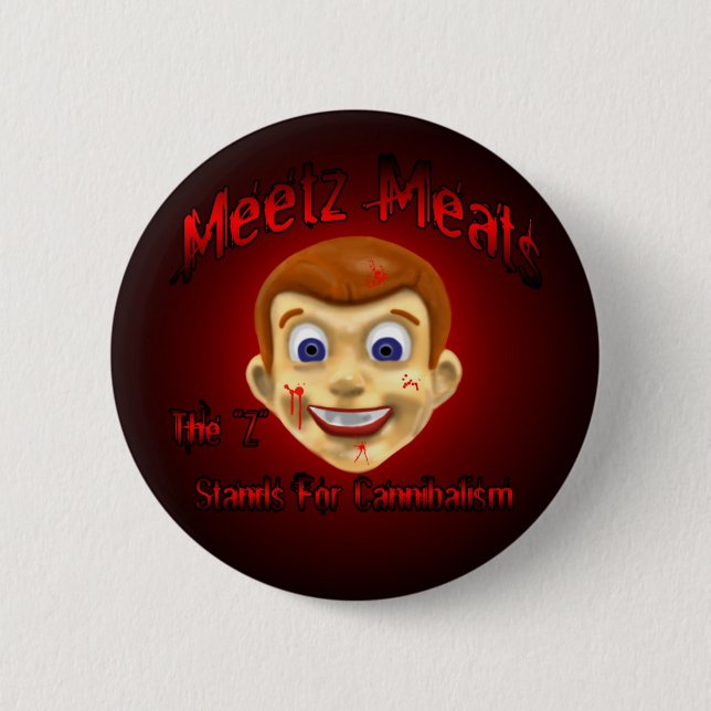 Chapa Redonda De 5 Cm Carnes de Meetz (Anverso)