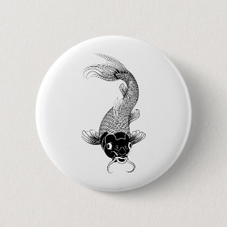 Chapa Redonda De 5 Cm carpa del koi