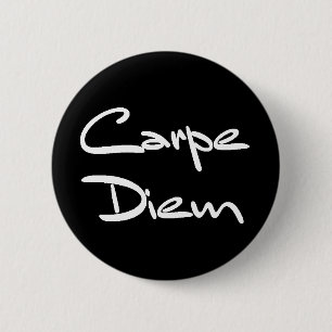 Chapa Redonda De 5 Cm CARPE DIEM Moderno Guay Textos