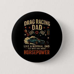 Chapa Redonda De 5 Cm Carreras de Dragones Coche de Carreras Papá Vintag