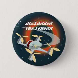 Chapa Redonda De 5 Cm Carreras de drones