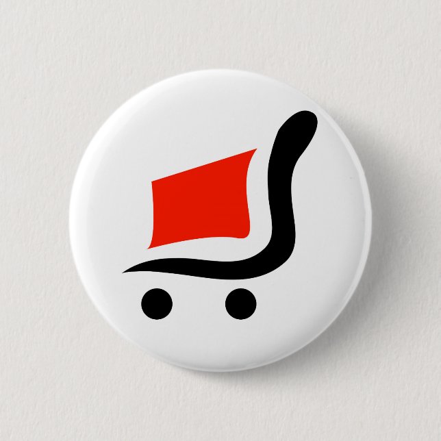 Chapa Redonda De 5 Cm carro de la compra abstracto (Anverso)