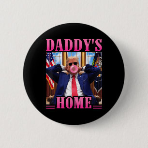 Chapa Redonda De 5 Cm Casa Blanca de Trump Daddys 2024 3