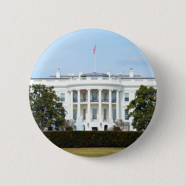 Chapa Redonda De 5 Cm Casa Blanca Del Césped (Anverso)