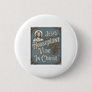Chapa Redonda De 5 Cm Casa Planta Colgante De Jesús En Cristo Jesús Plan