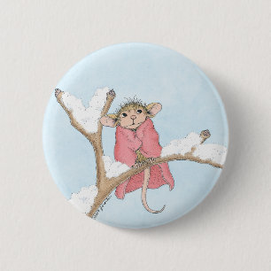 Chapa Redonda De 5 Cm Casa-Ratón Designs® - pernos