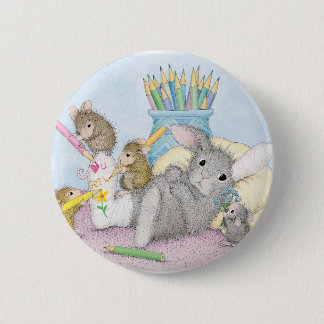 Chapa Redonda De 5 Cm Casa-Ratón Designs® - pernos