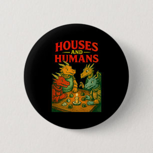 Chapa Redonda De 5 Cm Casas Y Humanos Juegos Divertidos Rpg Jugador Homb