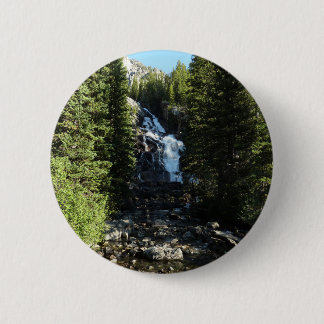 Chapa Redonda De 5 Cm Cascada Oculta en el Parque Nacional Grand Teton