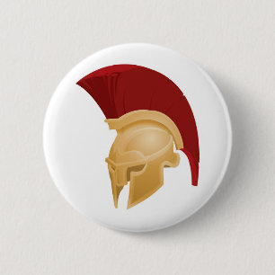 Chapa Redonda De 5 Cm Casco espartano o Trojan