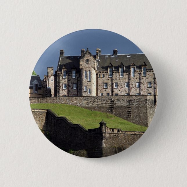 Chapa Redonda De 5 Cm castillo de edinburgh (Anverso)