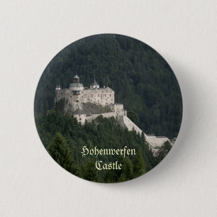 Chapa Redonda De 5 Cm Castillo de Hohenwerfen