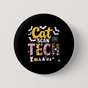 Chapa Redonda De 5 Cm Cat Scan Ct Rad Tech Halloween Costume Spider Fly