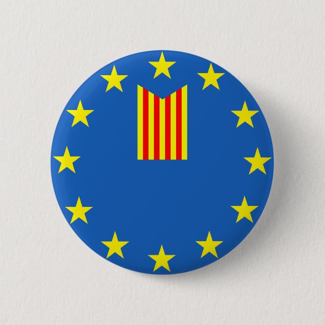 Chapa Redonda De 5 Cm Catalunya (Anverso)