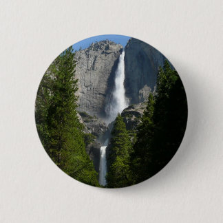 Chapa Redonda De 5 Cm Cataratas Yosemite II del Parque Nacional Yosemite