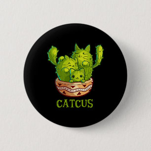 Chapa Redonda De 5 Cm Catcus Cute Cat Y Cactus Cactus Mexicanos Cinco De