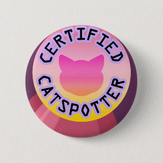 Chapa Redonda De 5 Cm Catspotter certificado