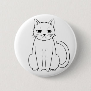 Chapa Redonda De 5 Cm Cattitude