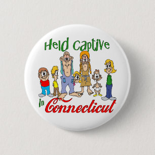 Chapa Redonda De 5 Cm Cautivo detenido en Connecticut
