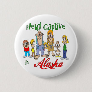 Chapa Redonda De 5 Cm Cautivo en Alaska
