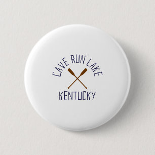 Chapa Redonda De 5 Cm Cave Run Lake Kentucky Al Aire Libre Vintage