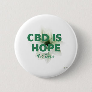 Chapa Redonda De 5 Cm CBD es esperanza