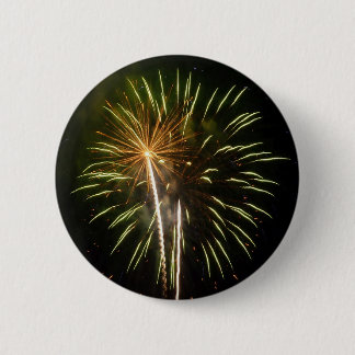 Chapa Redonda De 5 Cm Celebración de feriado de fuegos artificiales de o