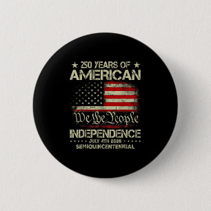 Chapa Redonda De 5 Cm Celebración del 250 aniversario de los Estados Uni