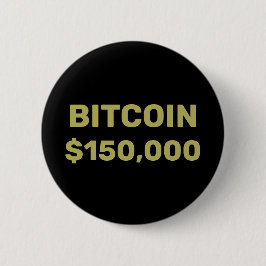 Chapa Redonda De 5 Cm Celebración del Bitcoin 150000
