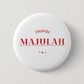 Chapa Redonda De 5 Cm Celebración Majulah Singapur 