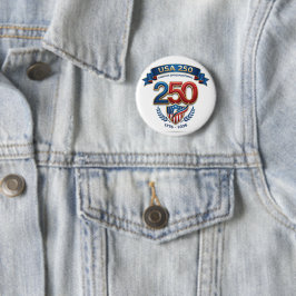 Chapa Redonda De 5 Cm celebración USA 250