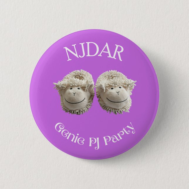 Chapa Redonda De 5 Cm Celebrando momentos divertidos con pines (Anverso)