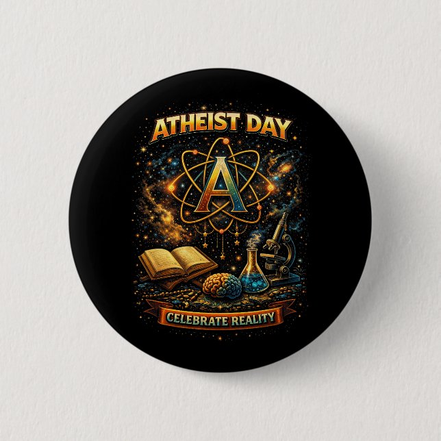 Chapa Redonda De 5 Cm Celebrate Reality (Anverso)