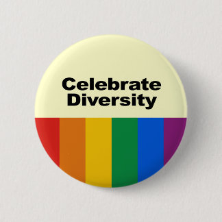Chapa Redonda De 5 Cm Celebre la diversidad