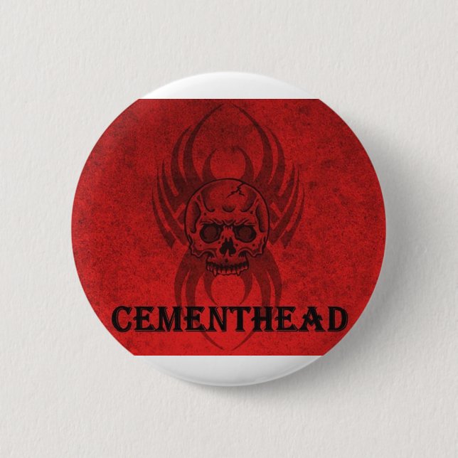 Chapa Redonda De 5 Cm cementhead logo1 (Anverso)