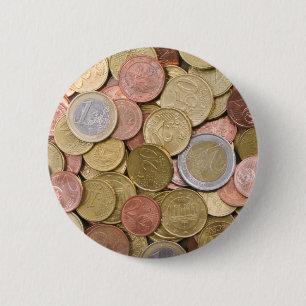 Chapa Redonda De 5 Cm Céntimos del euro