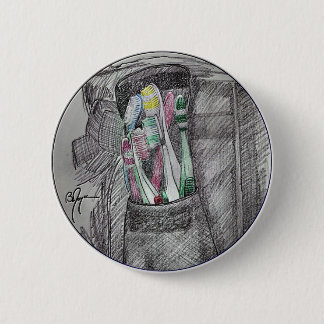 Chapa Redonda De 5 Cm Cepillos de dientes 2