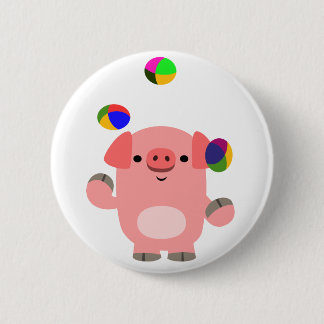 Chapa Redonda De 5 Cm Cerdo Personalizado de malabarismo