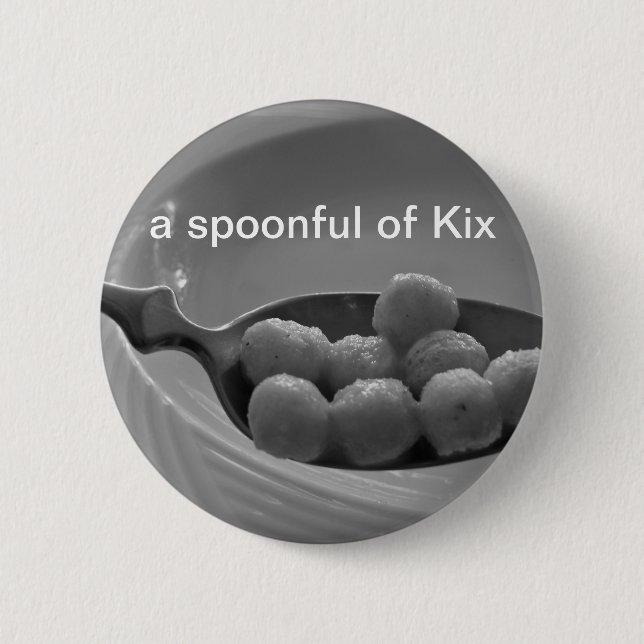 Chapa Redonda De 5 Cm Cereal de Kix (Anverso)