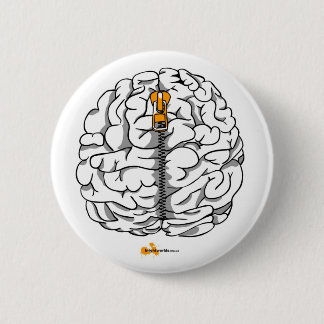 Chapa Redonda De 5 Cm Cerebro