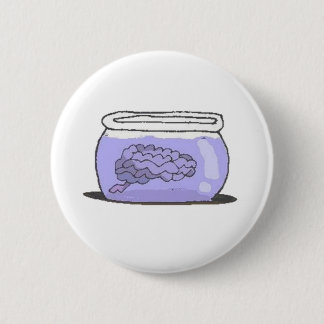 Chapa Redonda De 5 Cm cerebro en fishbowl